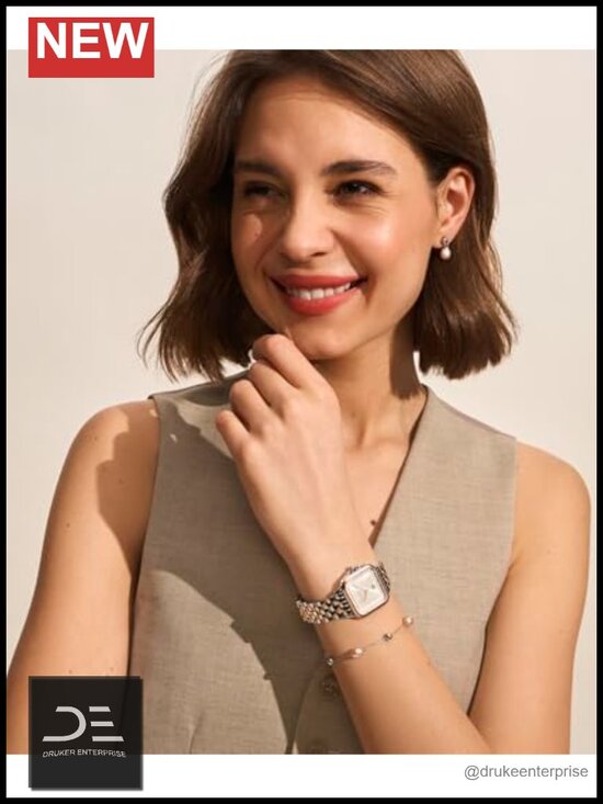 Olivia Burton Grosvenor 28mm Stainless Steel Quartz Watch - Crystal Dial main image 4